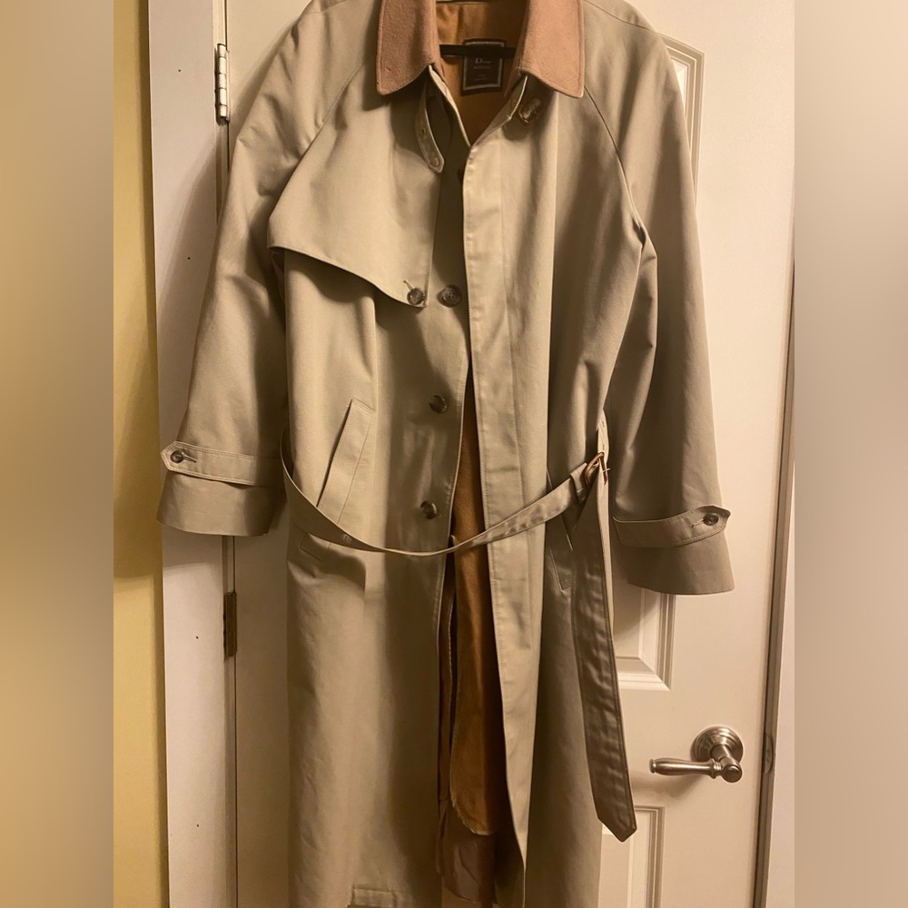 Vintage Christian Dior Trench Coat.